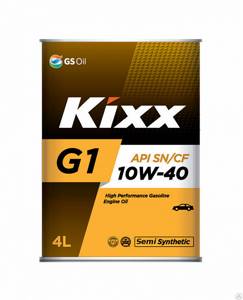 KIXX G1 10w40 4л. SN/CF п/синтетика, масло моторное